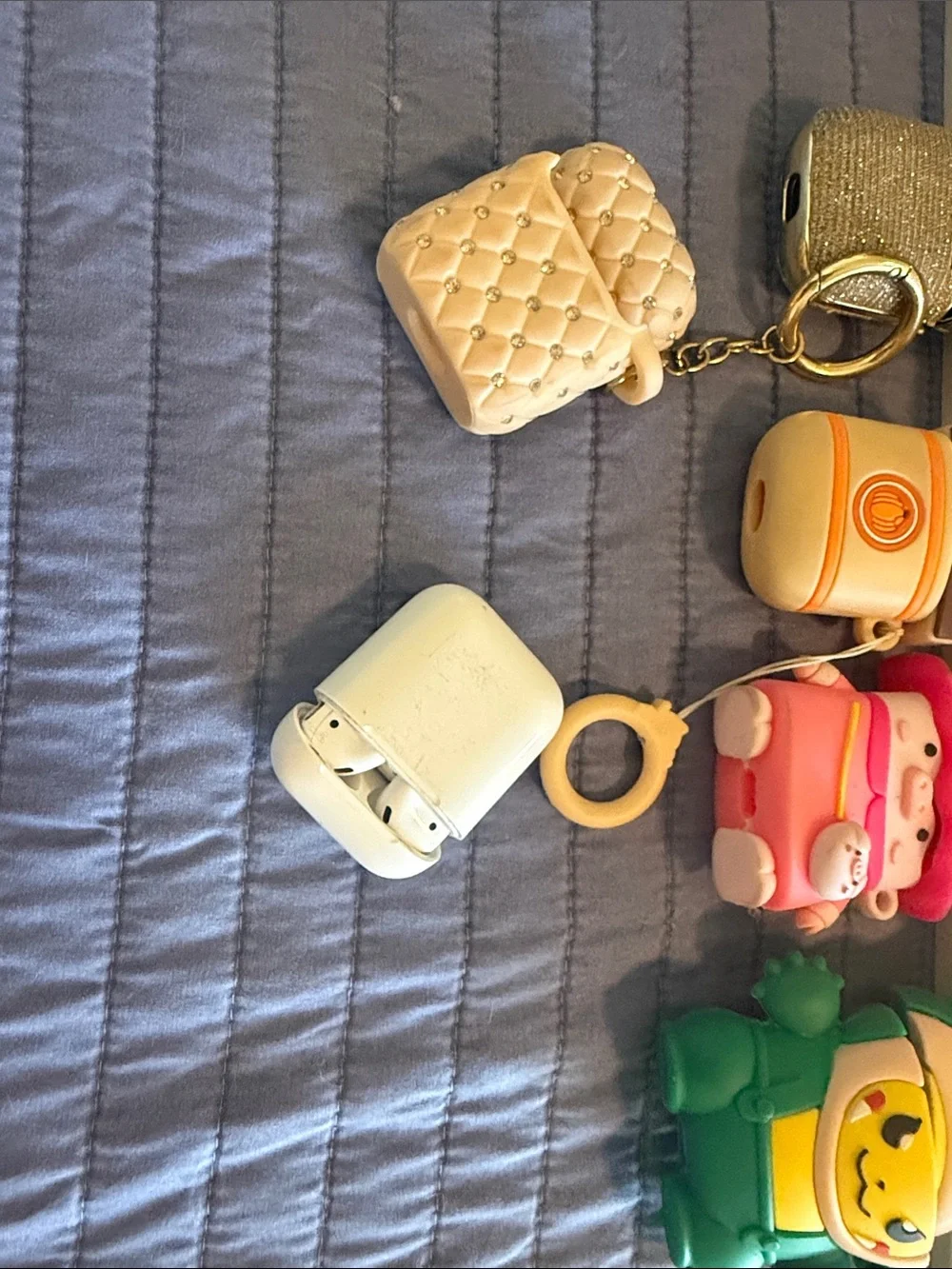 Apple AirPods with 5 cases